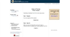 Desktop Screenshot of flvendor.myfloridacfo.com